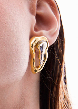 Bicolor Earring P Antithesis