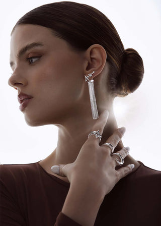 The Fringe for Detachable Lumen Earrings