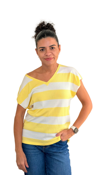 The Breezy Stripes Tee