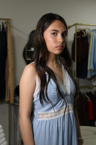 The Sunday Blues Dress