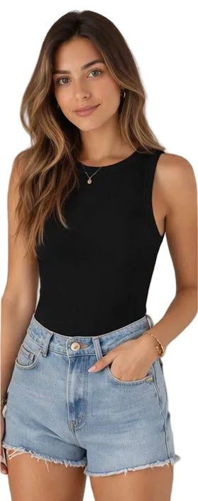 Essential Ribbed Tank Bodysuit