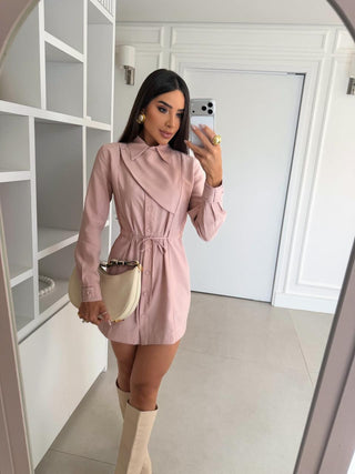 Blush Luxe Shirt Dress