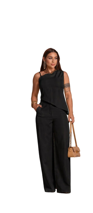 Asymmetrical One-Shoulder Set