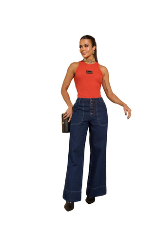 The Remanescente Essential Aperol Tank Top