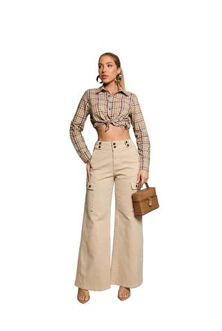 Remanescente Plaid Blouse