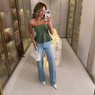 Julia Peplum Knit Top