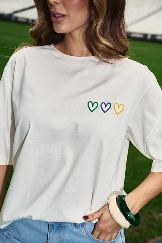 Basic Heart T-Shirt – Brazil Collection