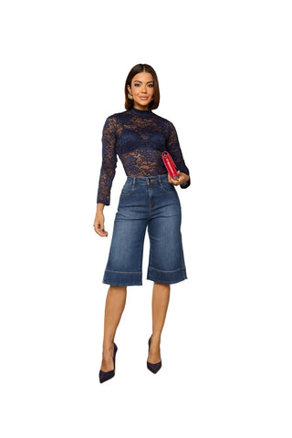 Remanescente Stretch Lace Blouse