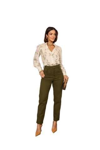 Remanescente Exclusive Print Linen Blend Shirt