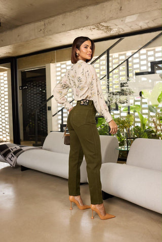 Remanescente Exclusive Print Linen Blend Shirt