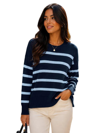 Maria Striped Knit Sweater