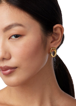 Estela Small Intertwined Earrings