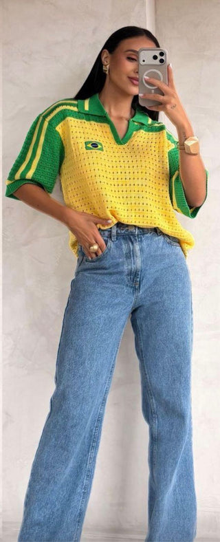 The Brazil Knit Blouse