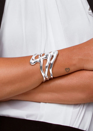 Gold Organic Free Bracelet